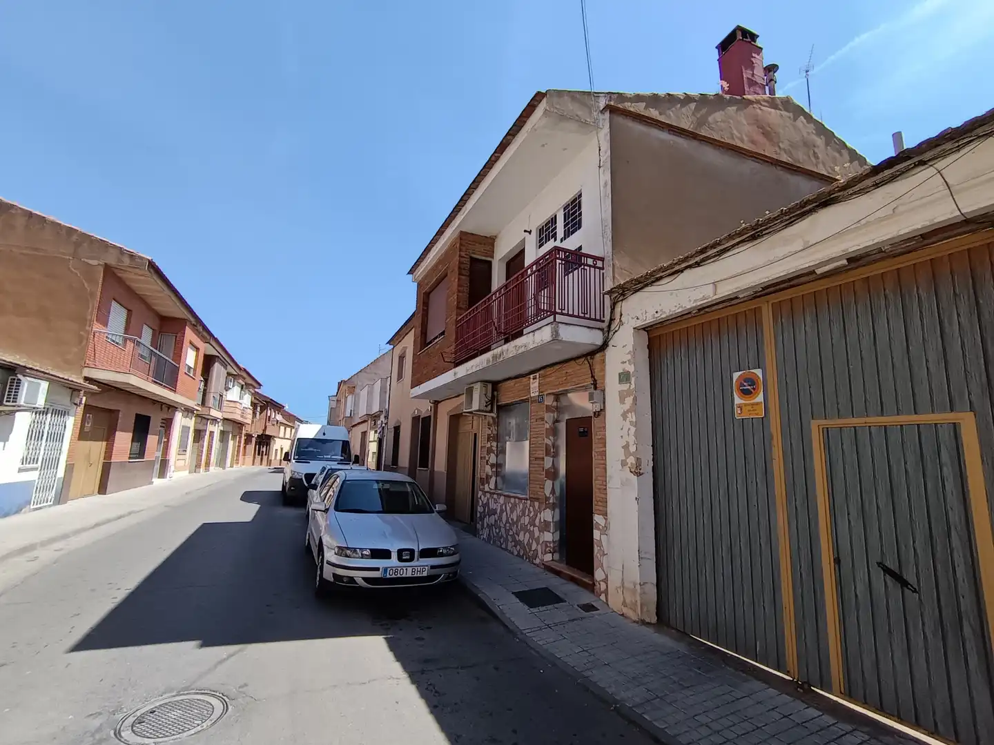 Vista exterior de Casa adosada en venta en Malagón con Balcón