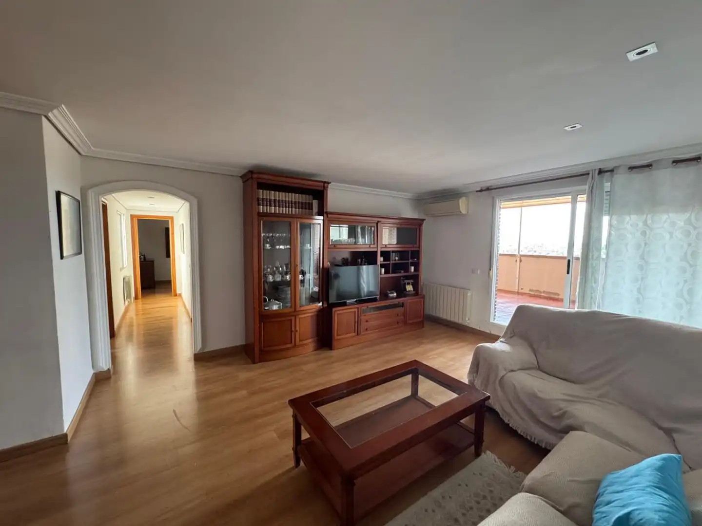 Sala d'estar de Àtic en venda en Burriana / Borriana amb Terrassa, Traster i Moblat