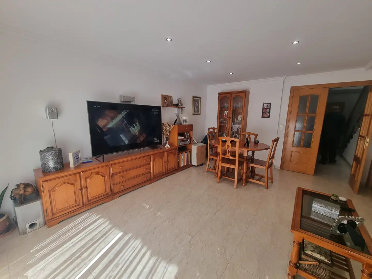 Living room of Detached homes for sale in Roquetas de Mar  with Air Conditioner, Heating and Terrace