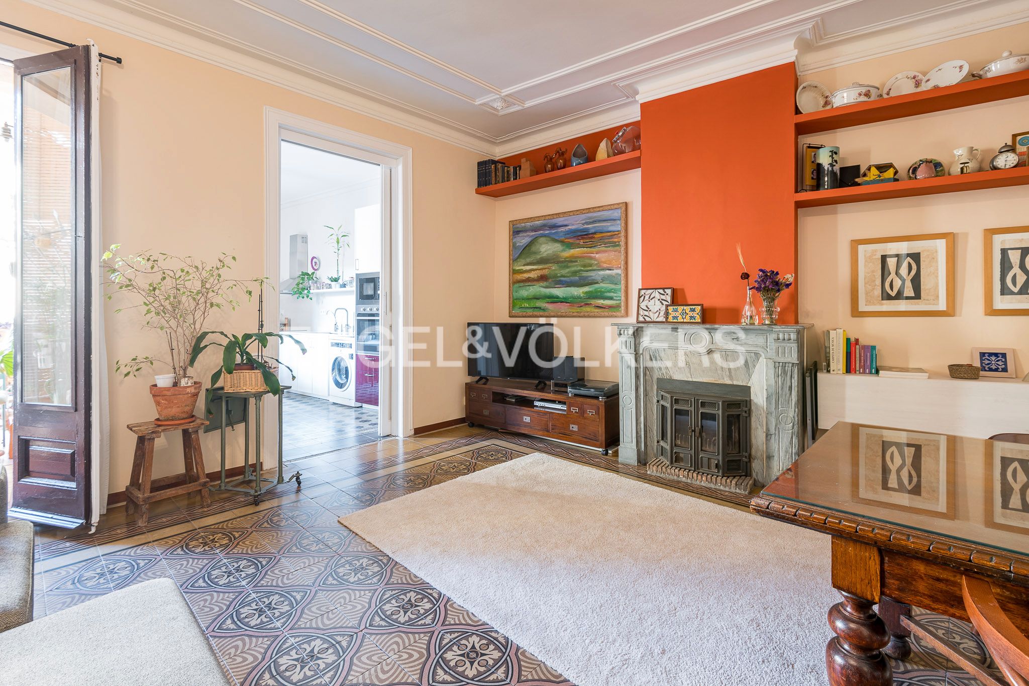 Sala d'estar de Apartament en venda en  Barcelona Capital amb Aire condicionat, Calefacció i Traster