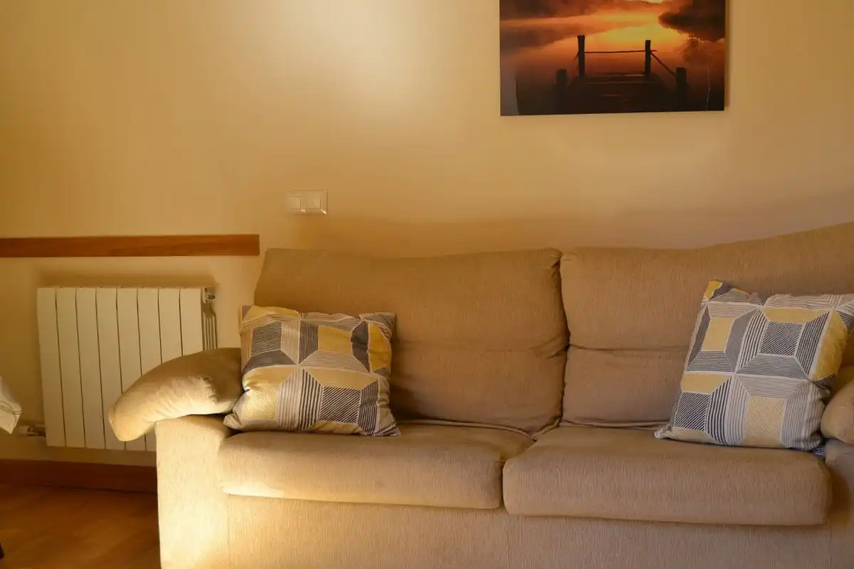 Living room of Flat for sale in Béjar  with Heating, Parquet flooring and Furnished