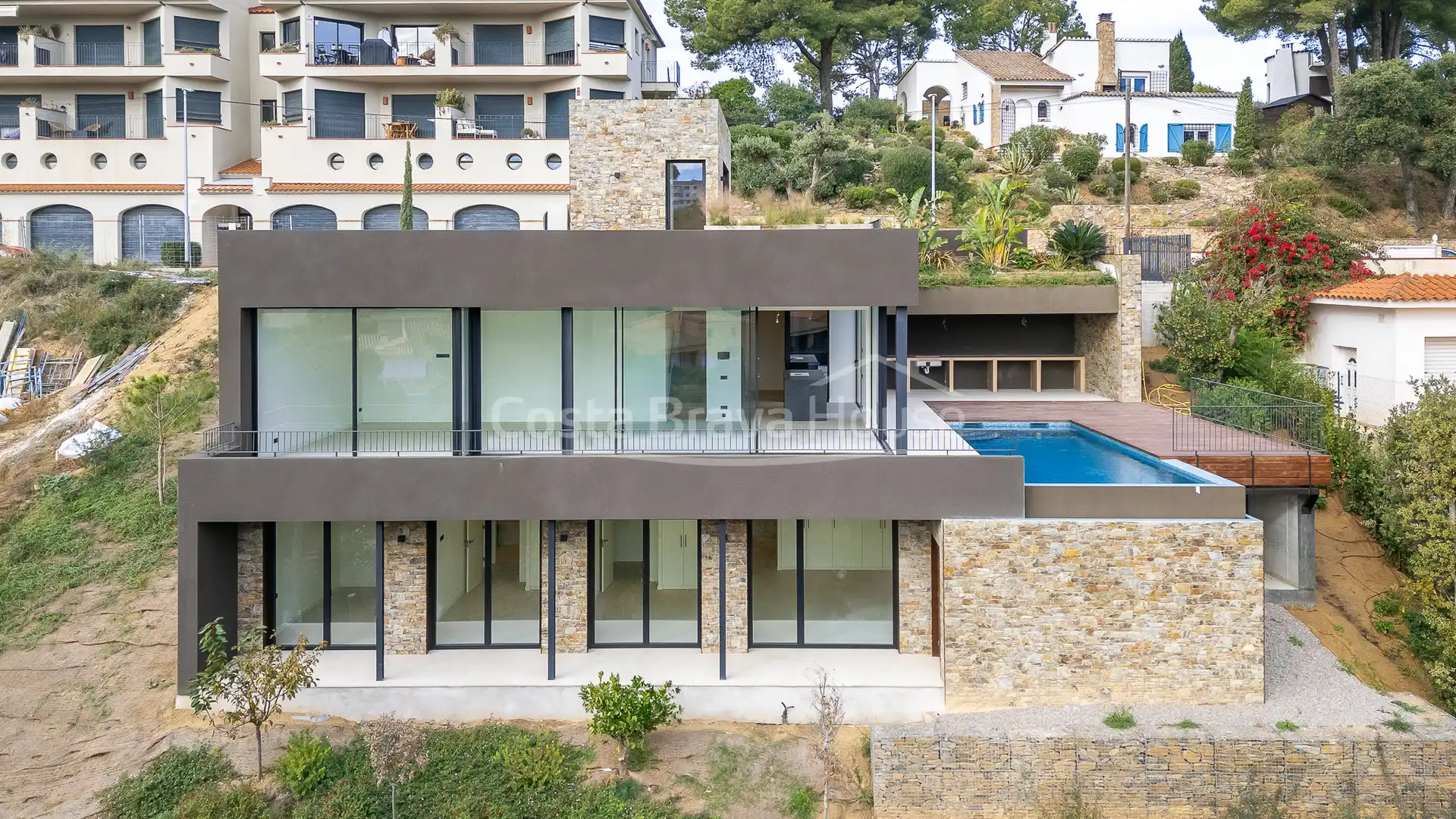 Exterior view of Houses for sale in Begur  with Air Conditioner, Heating and Private garden