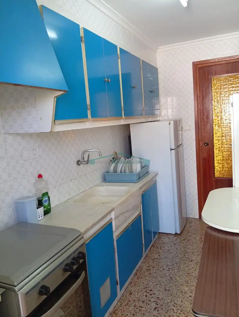 Cocina de Apartamento en venta en Tavernes de la Valldigna con Terraza y Balcón