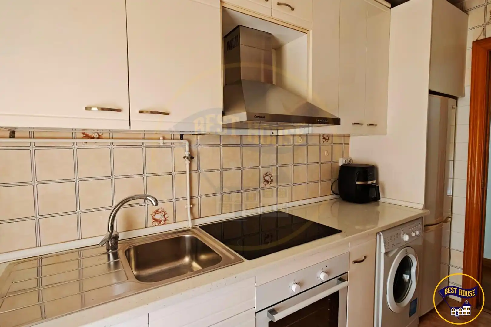 Cocina de Piso de alquiler en Cuenca con Calefacción, Parquet y Amueblado