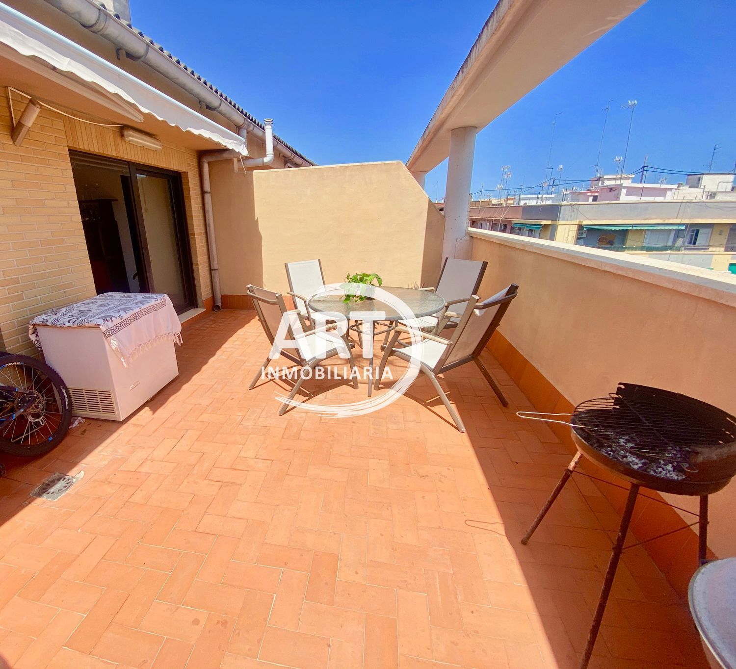 Terrassa de Dúplex en venda en  Valencia Capital amb Aire condicionat, Calefacció i Traster