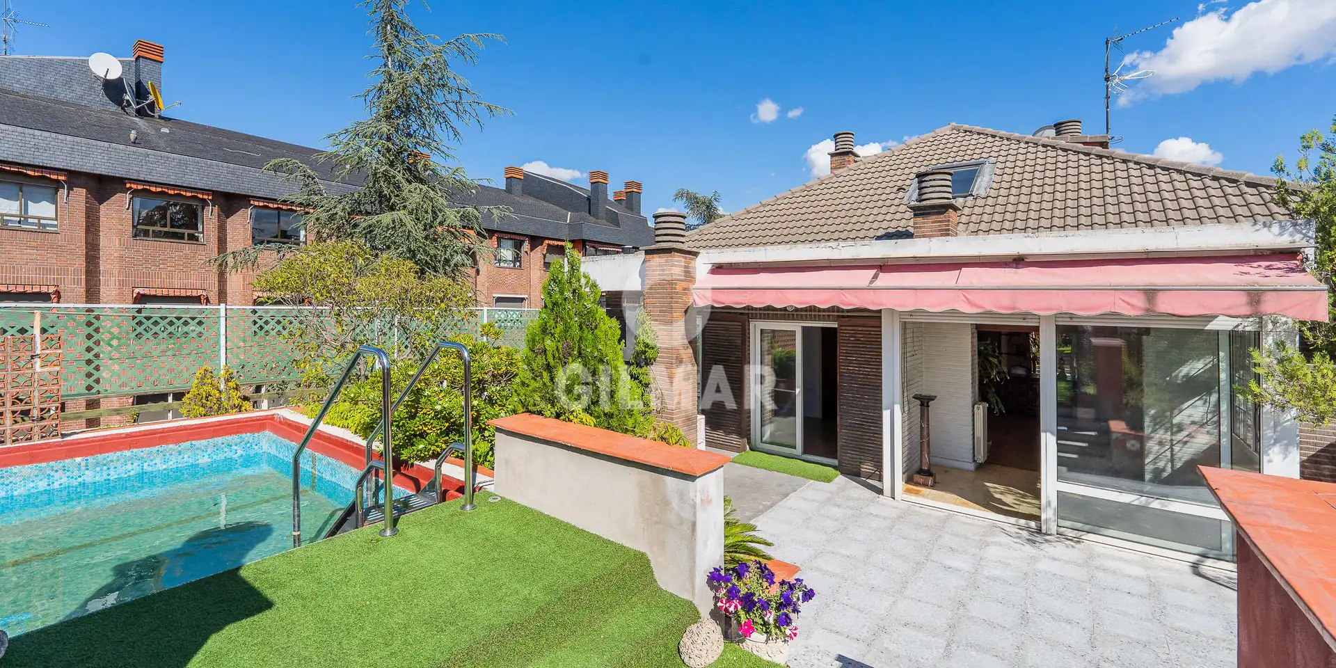 Jardí de Àtic en venda en Madrid amb Calefacció, Jardí privat i Piscina