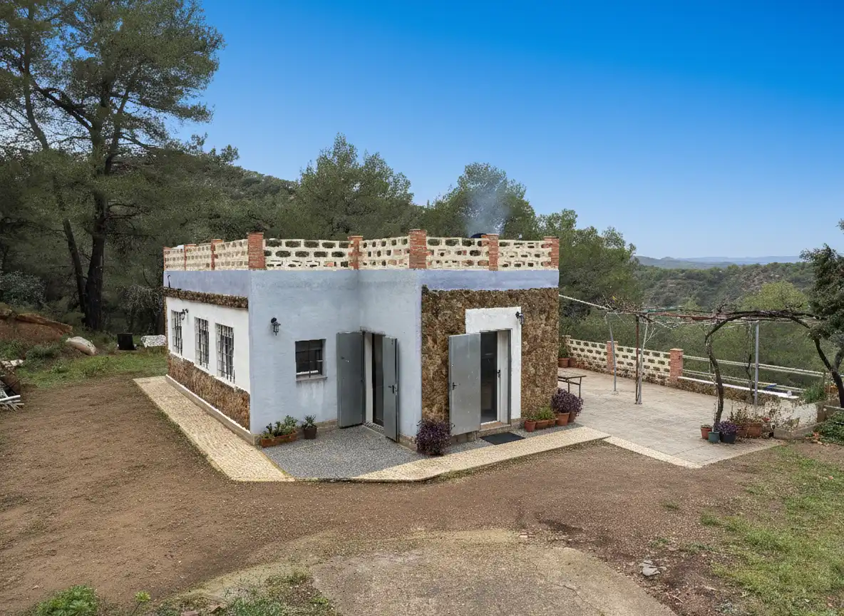 Vista exterior de Casa o chalet en venta en Estivella con Jardín privado, Terraza y Piscina