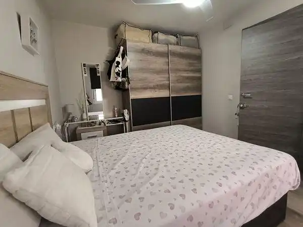 Bedroom of Flat for sale in Málaga  with Air Conditioner, Heating and Furnished