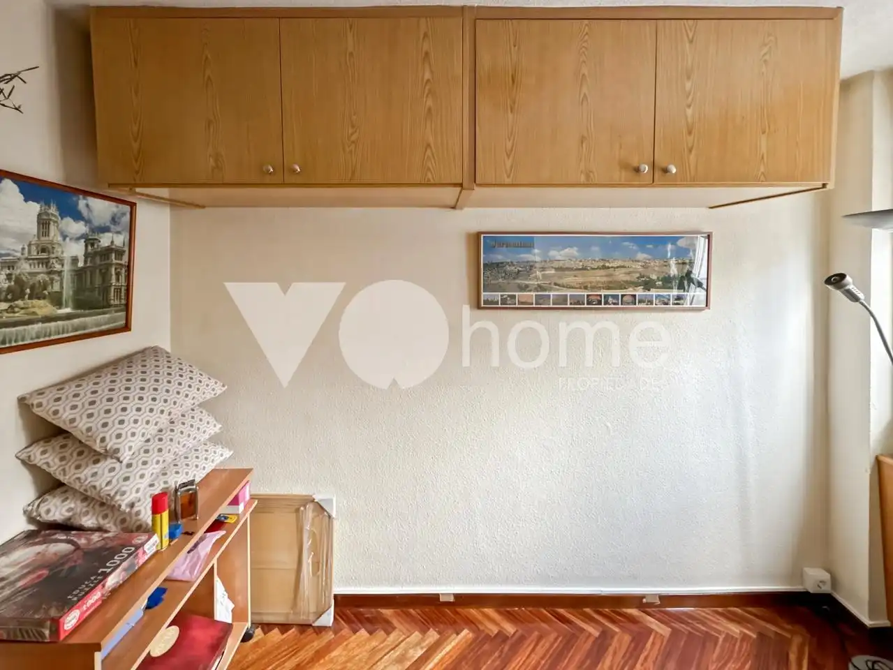 Bedroom of Flat for sale in Madrid  with Heating, Parquet flooring and Balcony