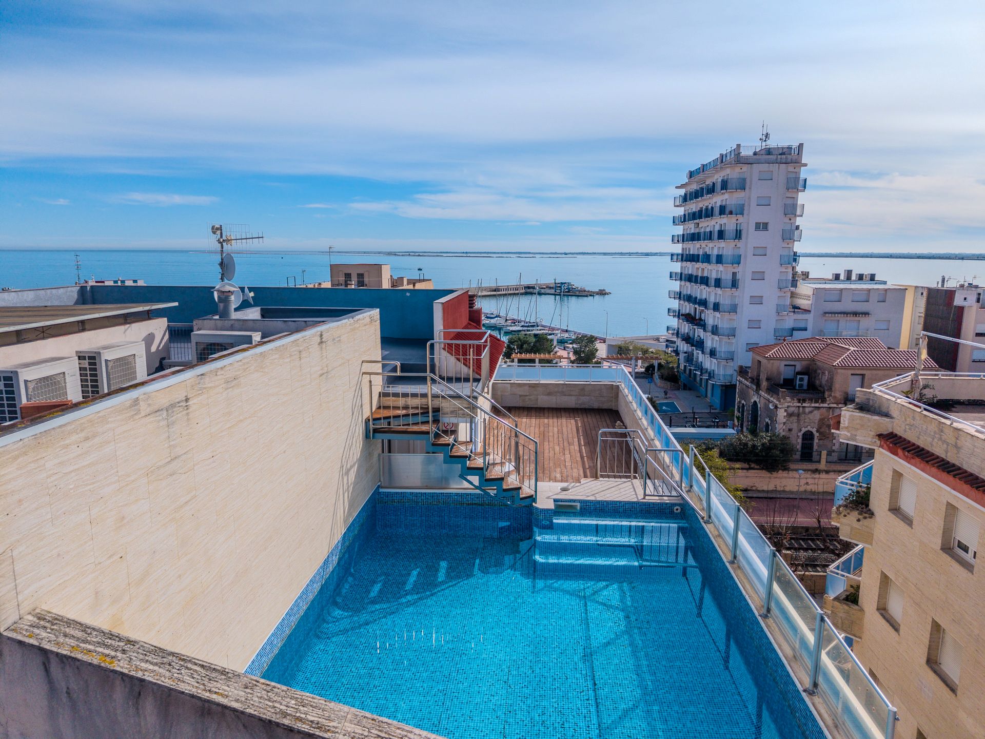 Swimming pool of Flat for sale in L'Ampolla  with Air Conditioner, Heating and Terrace