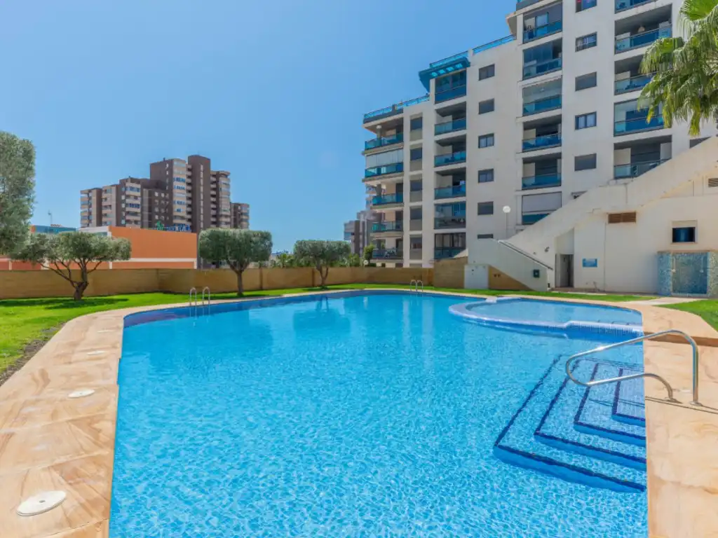 Swimming pool of Ground floor for sale in El Campello  with Air Conditioner, Terrace and Swimming Pool