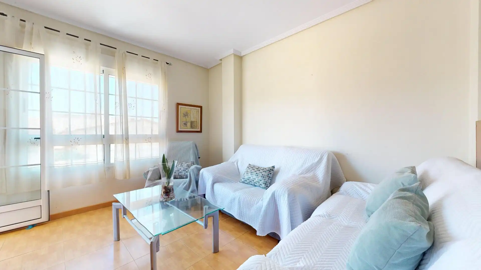 Sala d'estar de Apartament en venda en Los Alcázares amb Aire condicionat, Calefacció i Terrassa