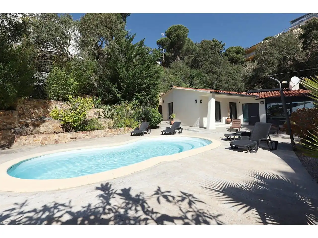 Piscina de Casa o chalet en venta en Lloret de Mar con Calefacción, Jardín privado y Terraza