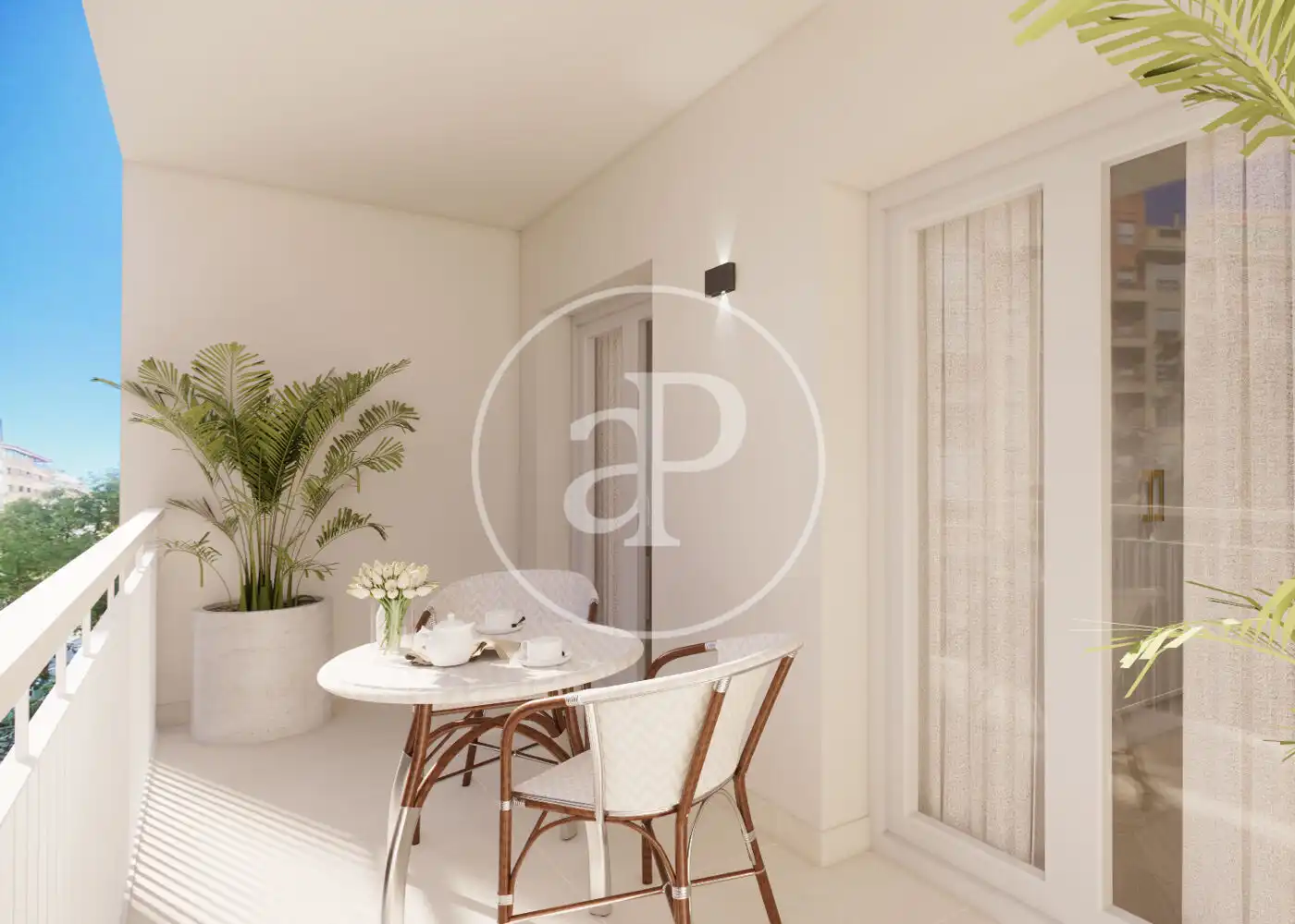 Bedroom of Flat for sale in Madrid  with Air Conditioner, Heating and Terrace