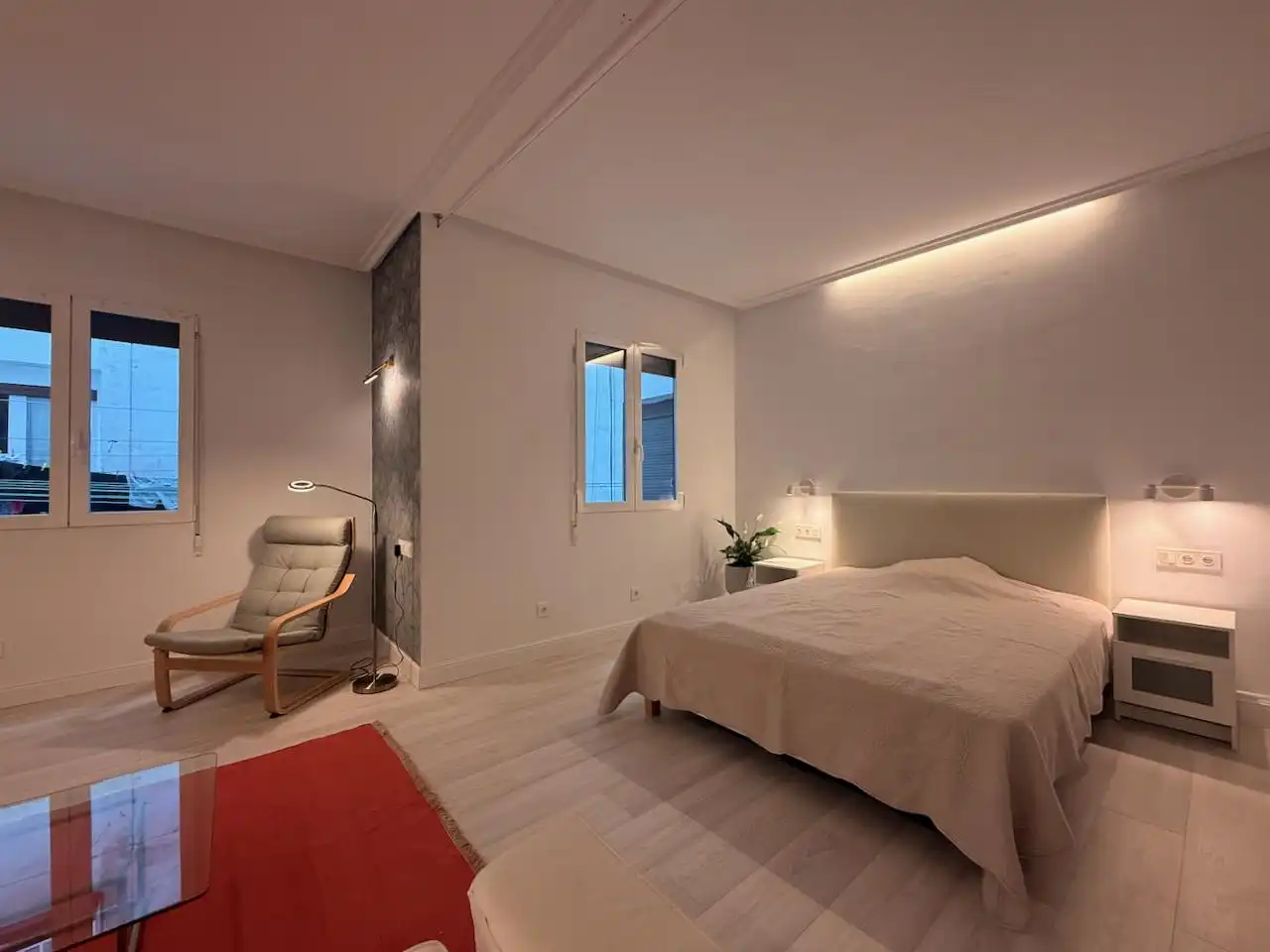 Schlafzimmer von Wohnung zur Miete in Donostia - San Sebastián  mit Heizung