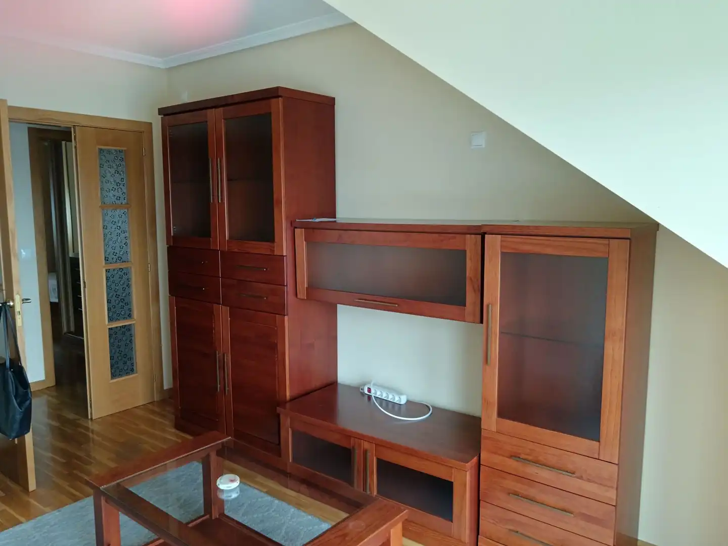 Wohnzimmer von Wohnung zur Miete in A Coruña Capital  mit Heizung, Terrasse und Möbliert