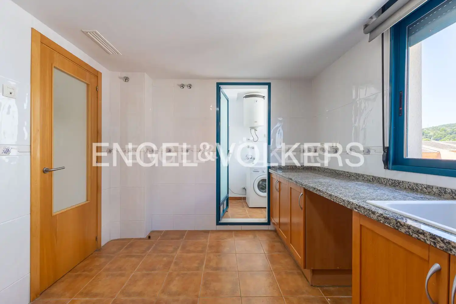 Kitchen of Flat for rent in El Real de Gandia  with Air Conditioner and Heating