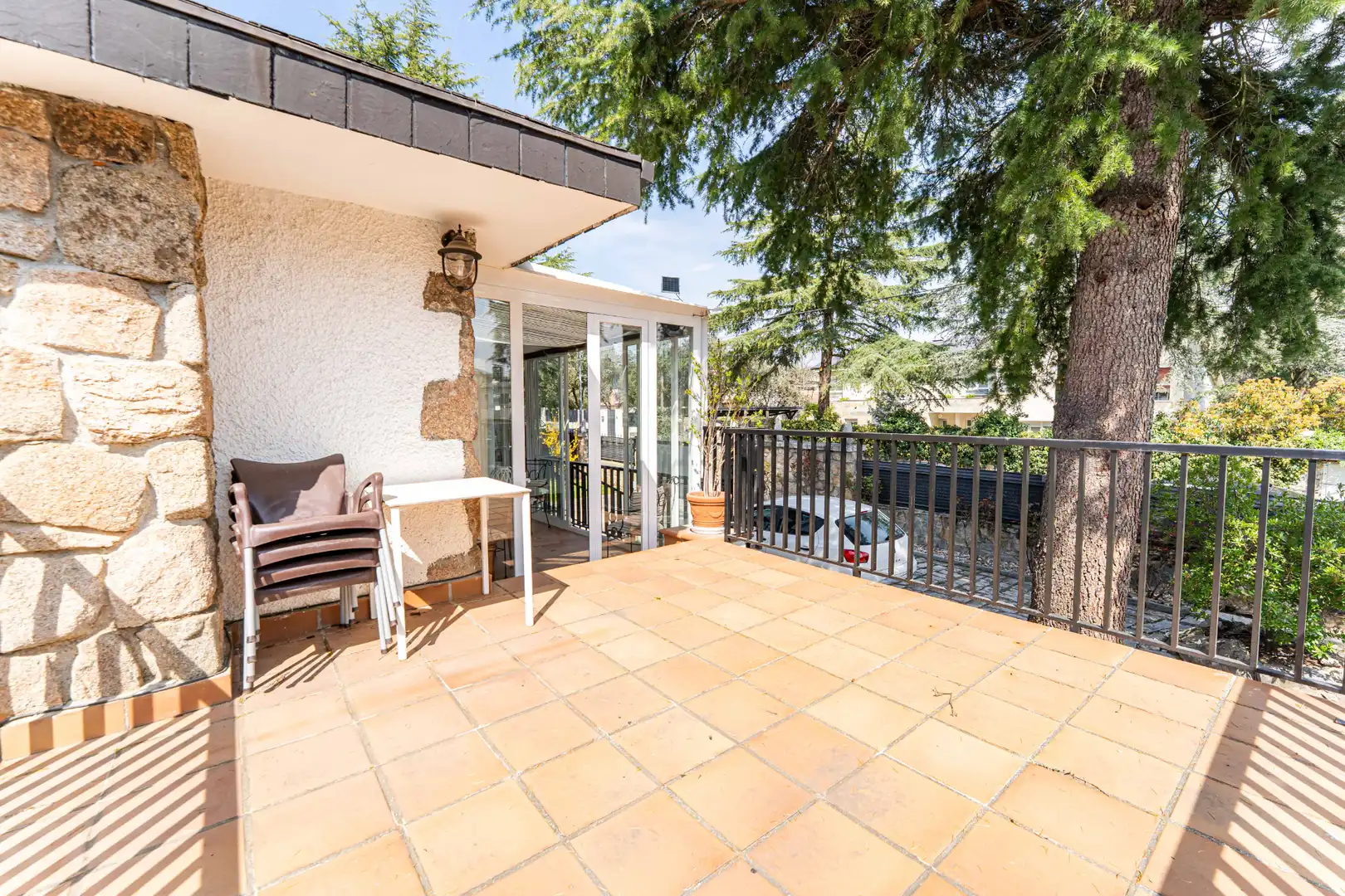 Terrace of Houses for sale in Alpedrete  with Furnished