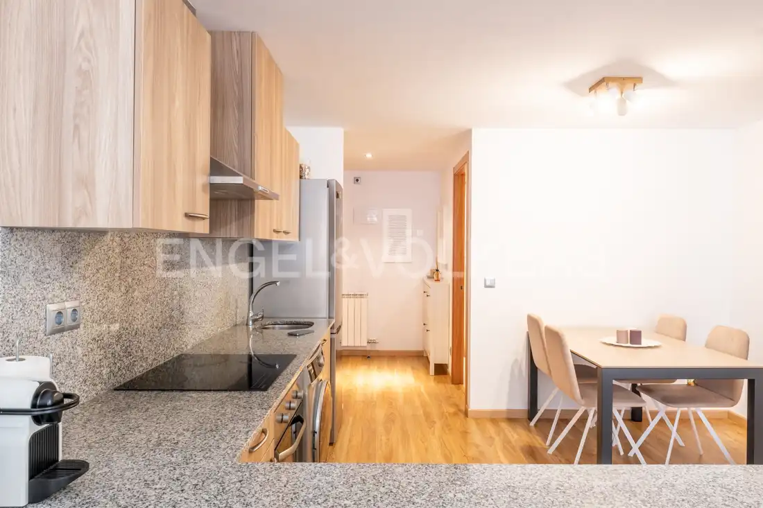 Cocina de Piso de alquiler en La Massana con Calefacción, Parquet y Terraza