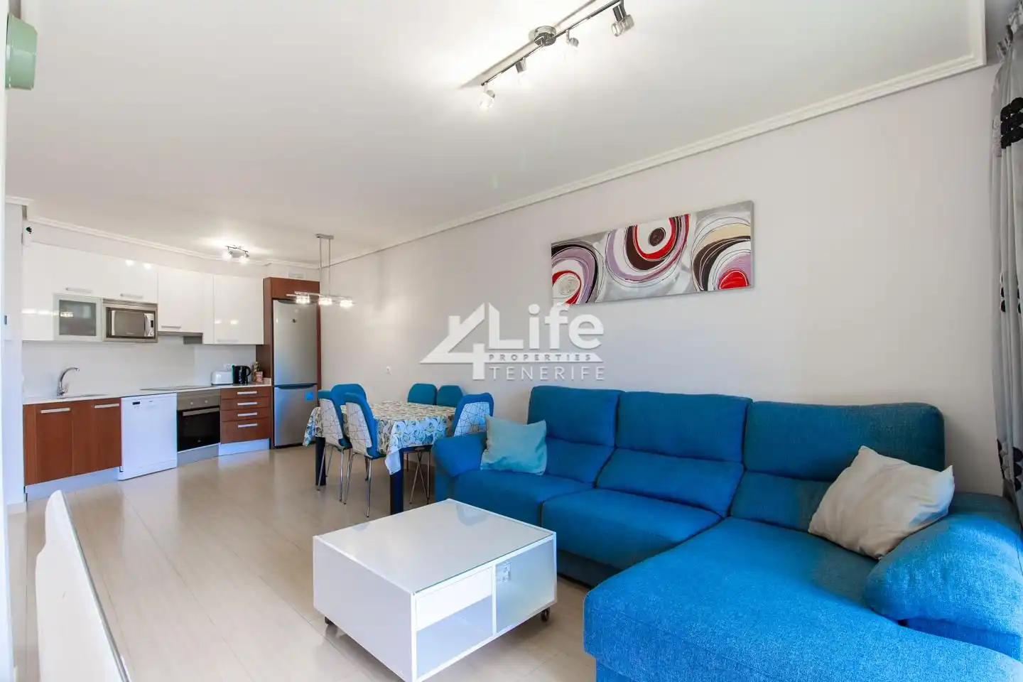 Sala d'estar de Planta baixa en venda en Granadilla de Abona amb Aire condicionat, Jardí privat i Terrassa