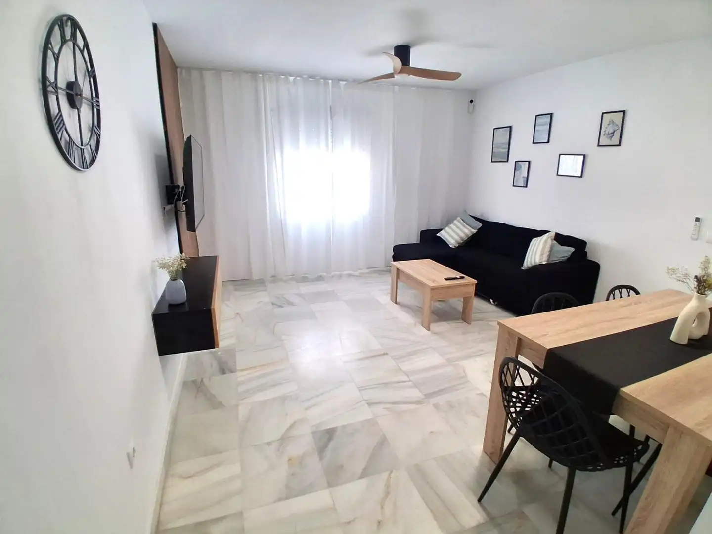 Sala de estar de Piso de alquiler en Barbate con Amueblado