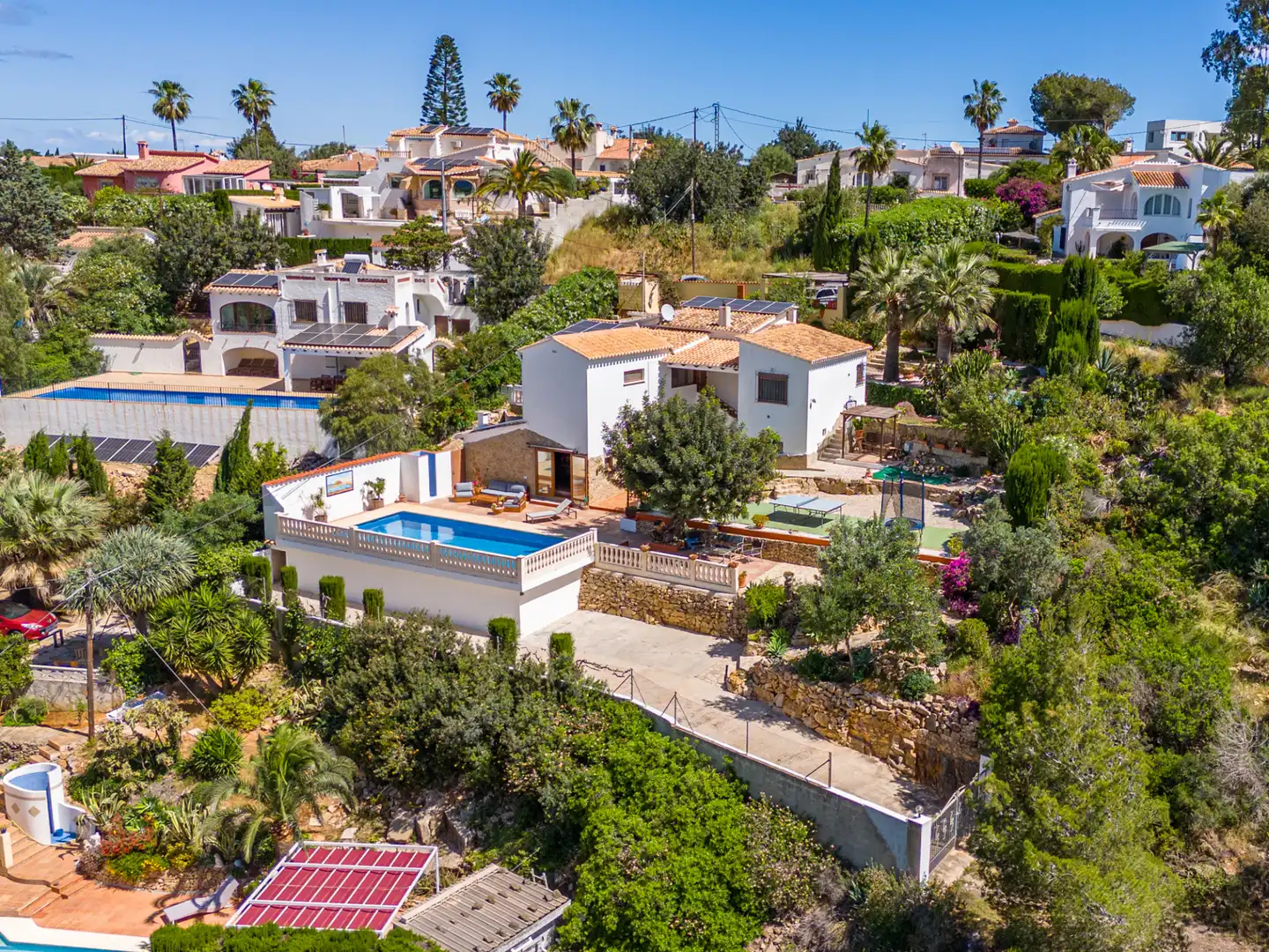Exterior view of Houses for sale in Dénia  with Air Conditioner, Private garden and Terrace
