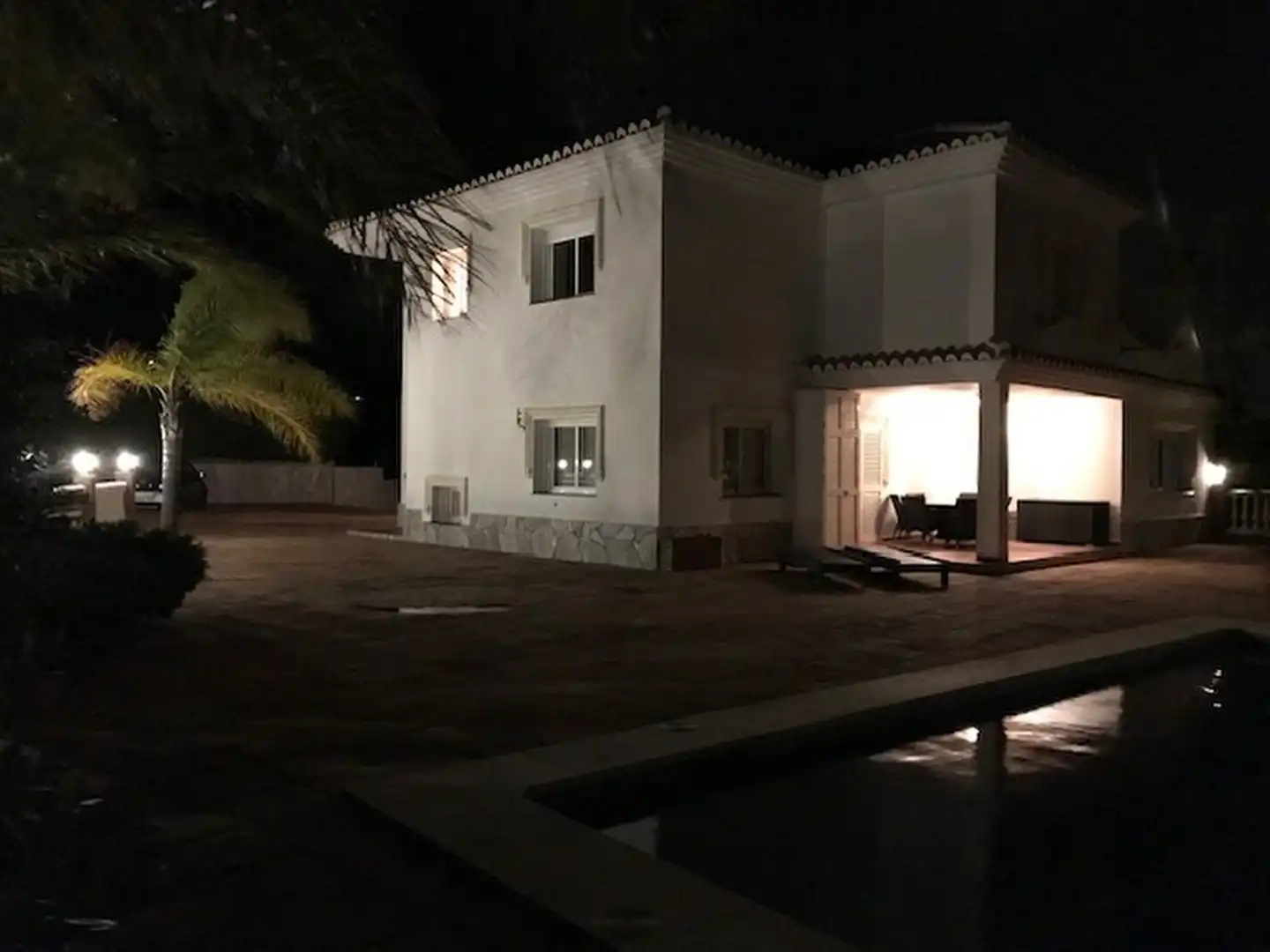 Garten von Einfamilien-Reihenhaus zum Verkauf in Mijas mit Klimaanlage, Terrasse und Abstellraum