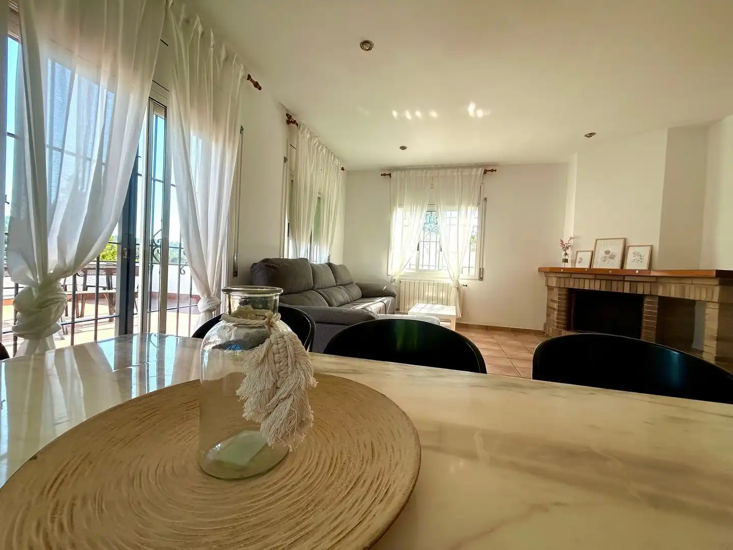 Sala d'estar de Casa o xalet en venda en Vidreres amb Aire condicionat, Calefacció i Jardí privat