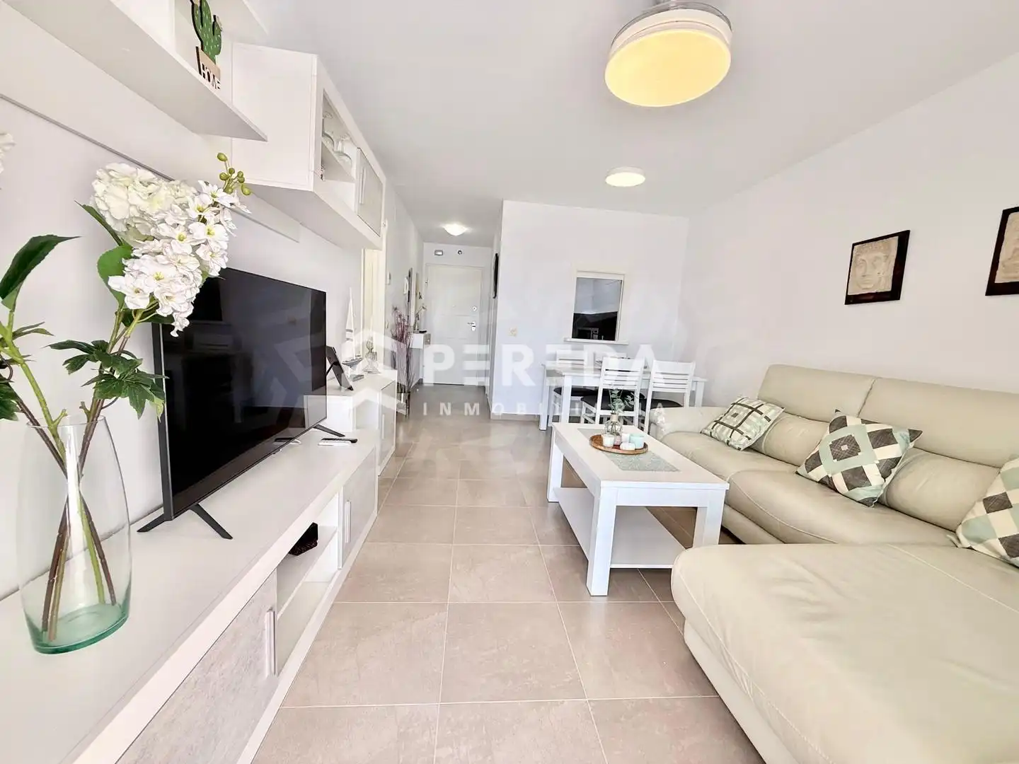 Wohnzimmer von Dachboden zum Verkauf in Roquetas de Mar mit Terrasse und Gemeinschaftspool