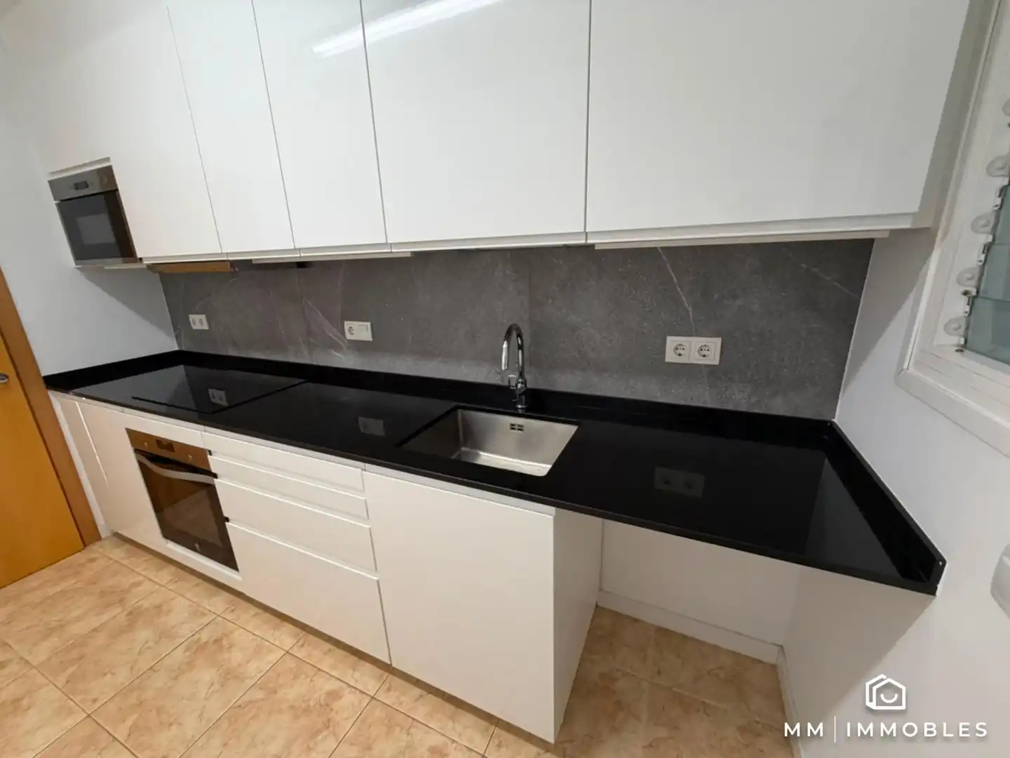 Cocina de Piso de alquiler en Granollers con Aire acondicionado, Calefacción y Balcón