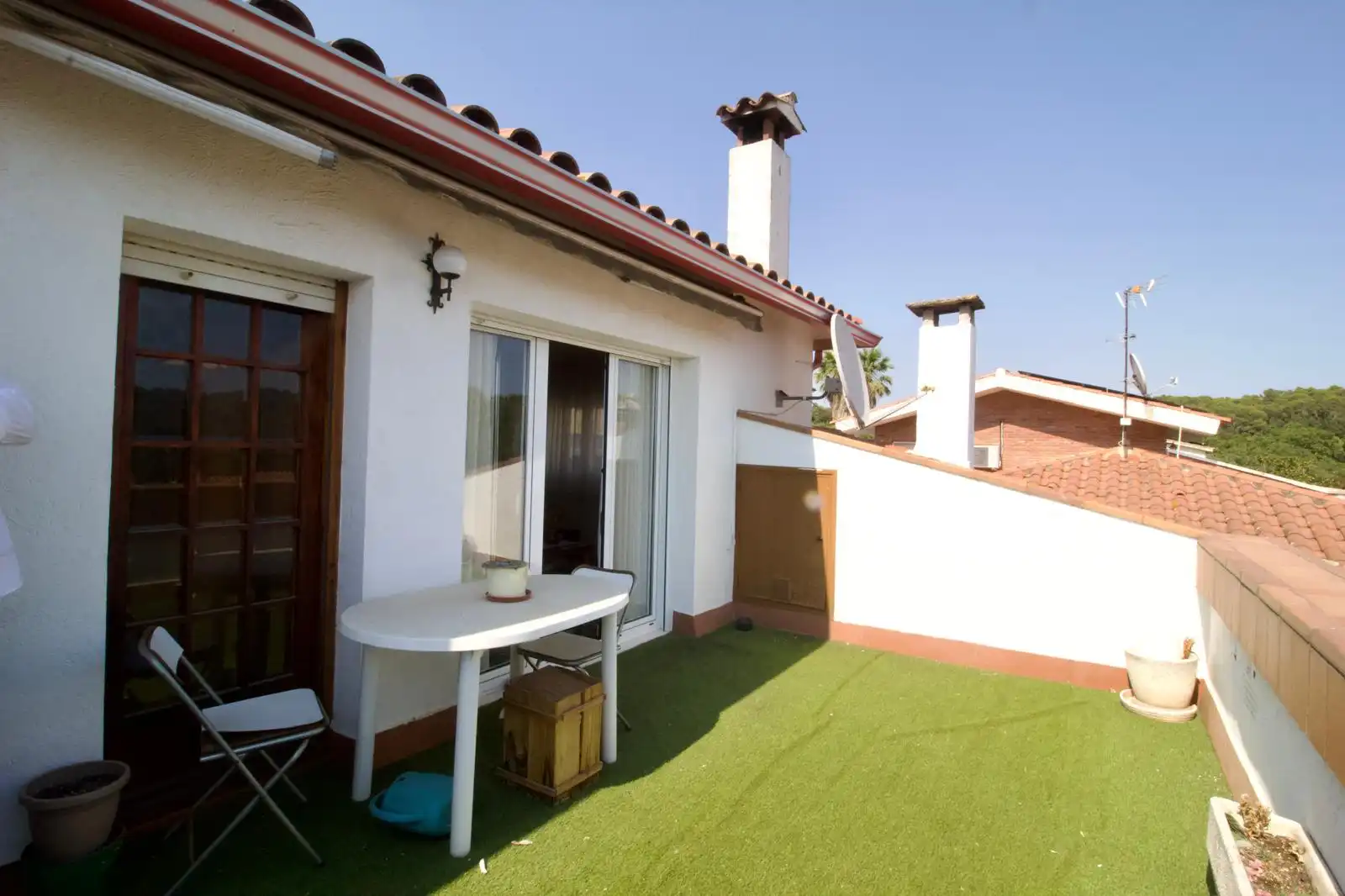 Terrassa de Casa o xalet en venda en Les Franqueses del Vallès amb Aire condicionat, Calefacció i Jardí privat