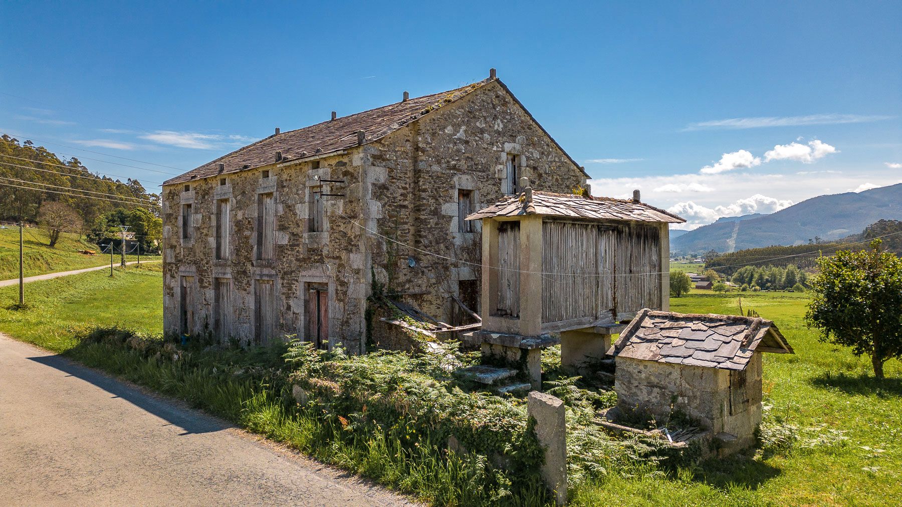 Vista exterior de Finca rústica en venda en O Valadouro  