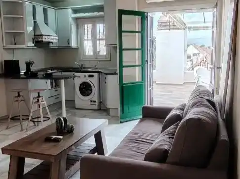 Kitchen of Flat for sale in Mijas  with Air Conditioner, Terrace and Swimming Pool