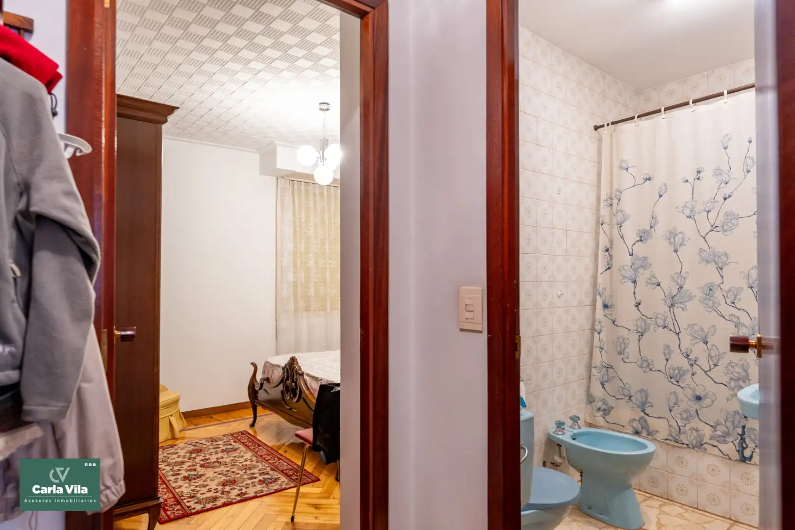 Bedroom of Flat for sale in Lugo  with Heating, Parquet flooring and Terrace