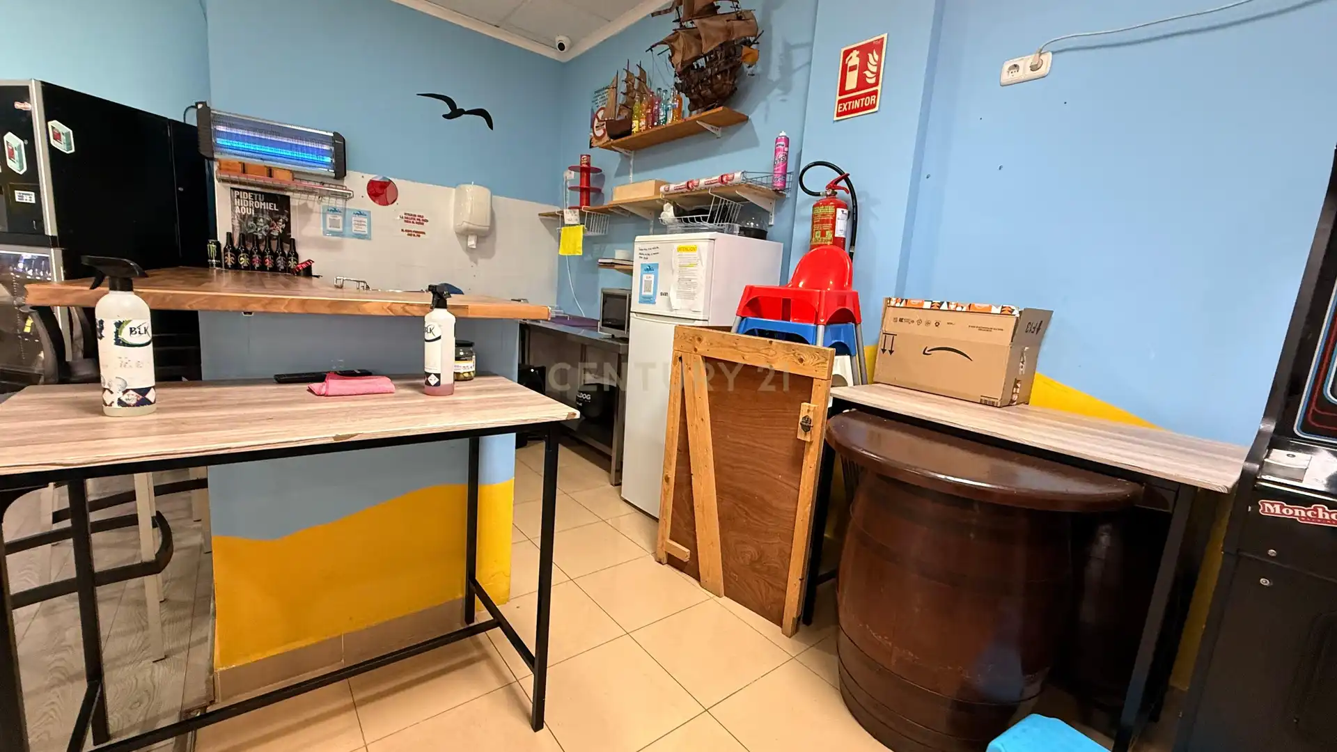 Cocina de Local en traspaso en Calpe / Calp con Aire acondicionado, Alarma y Domótica