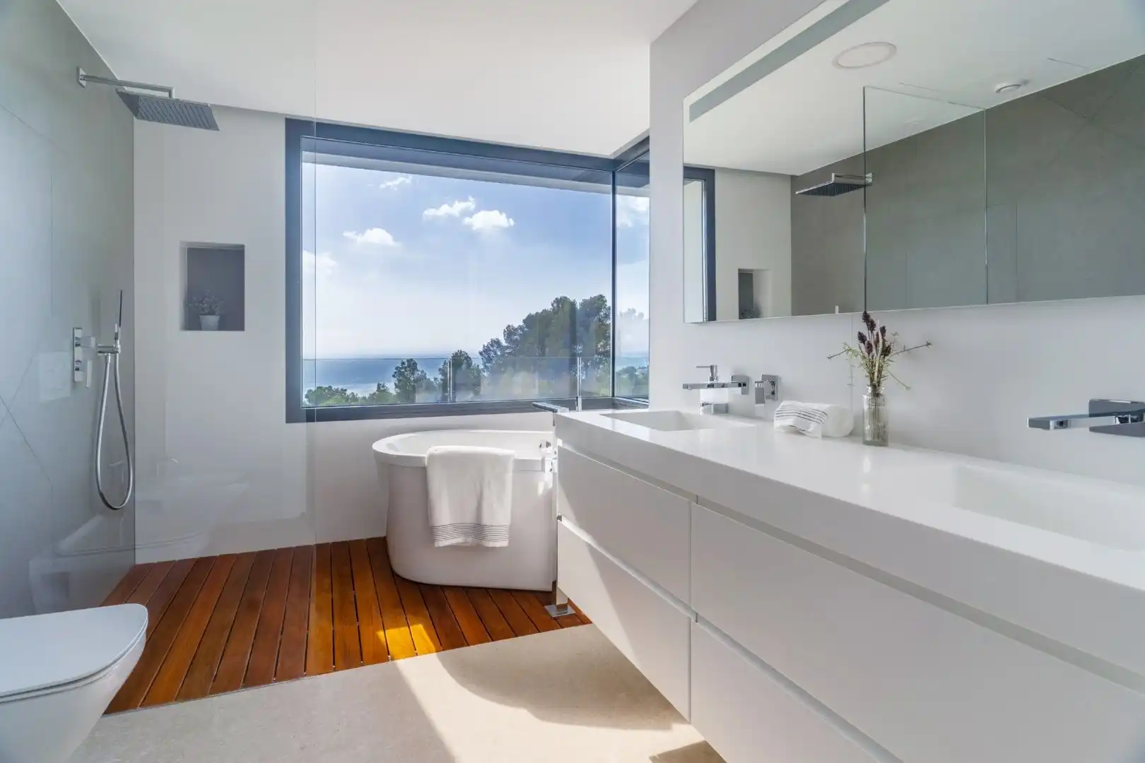 Baño de Casa o chalet en venta en Altea con Aire acondicionado, Calefacción y Jardín privado