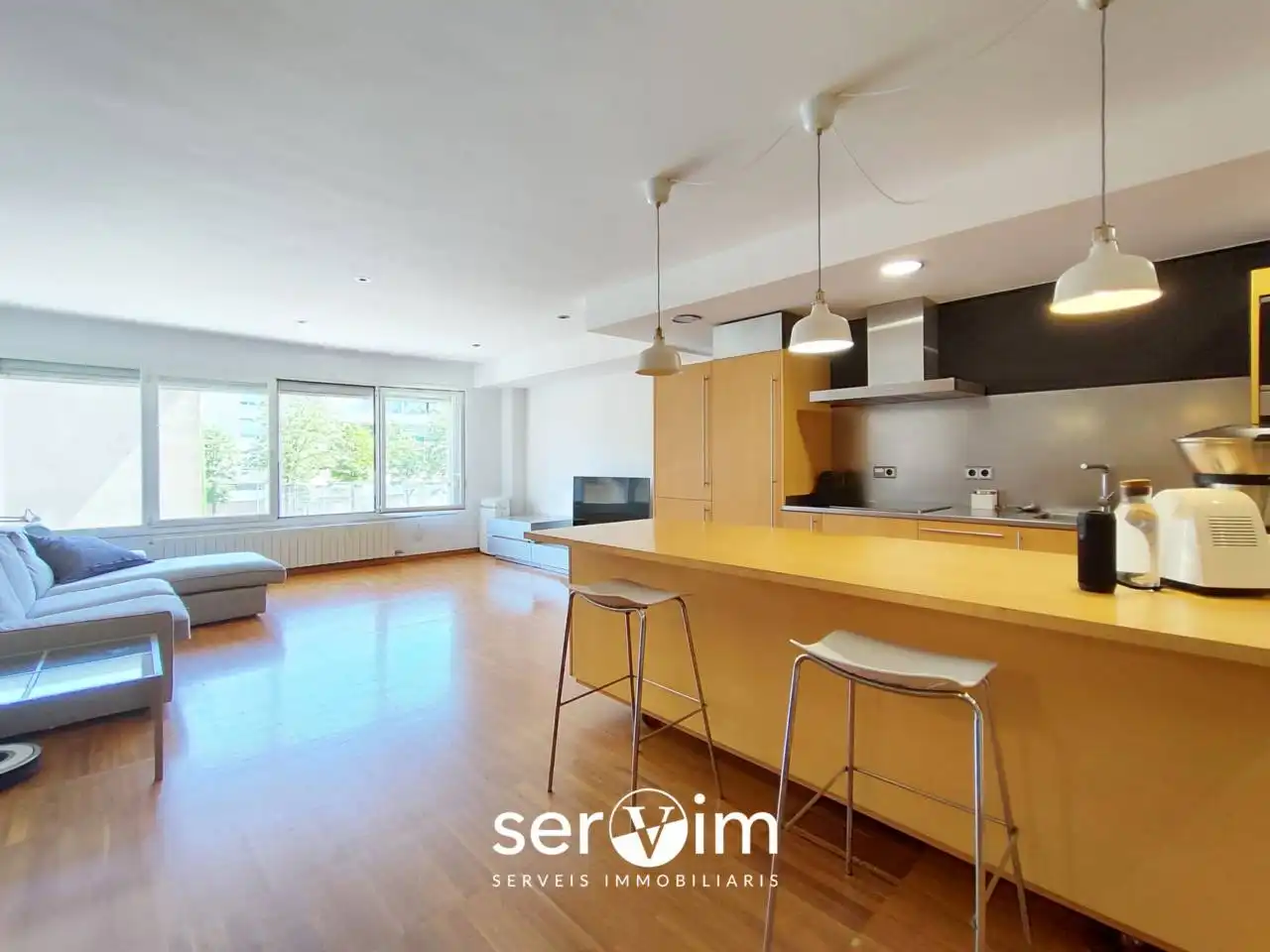Living room of Flat for sale in Girona  with Heating