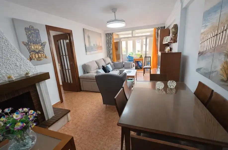 Sala de estar de Piso en venta en Málaga