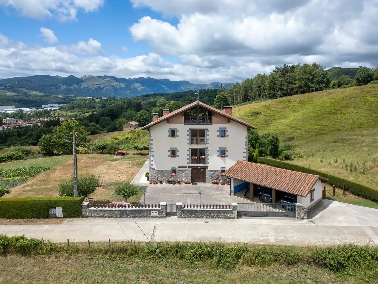 Vista exterior de Casa o xalet en venda en Larraun