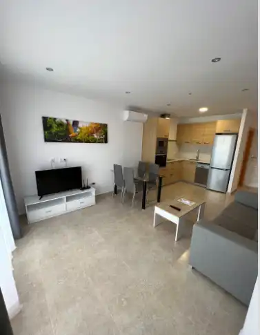 Living room of Apartments for rent in Benitachell / El Poble Nou de Benitatxell  with Air Conditioner, Terrace and Furnished