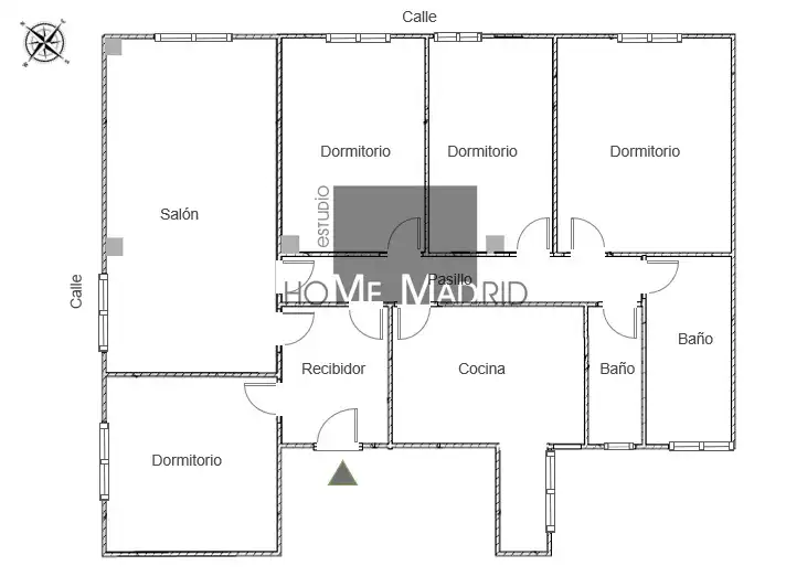 Piso en venta en Madrid con Calefacción y Parquet