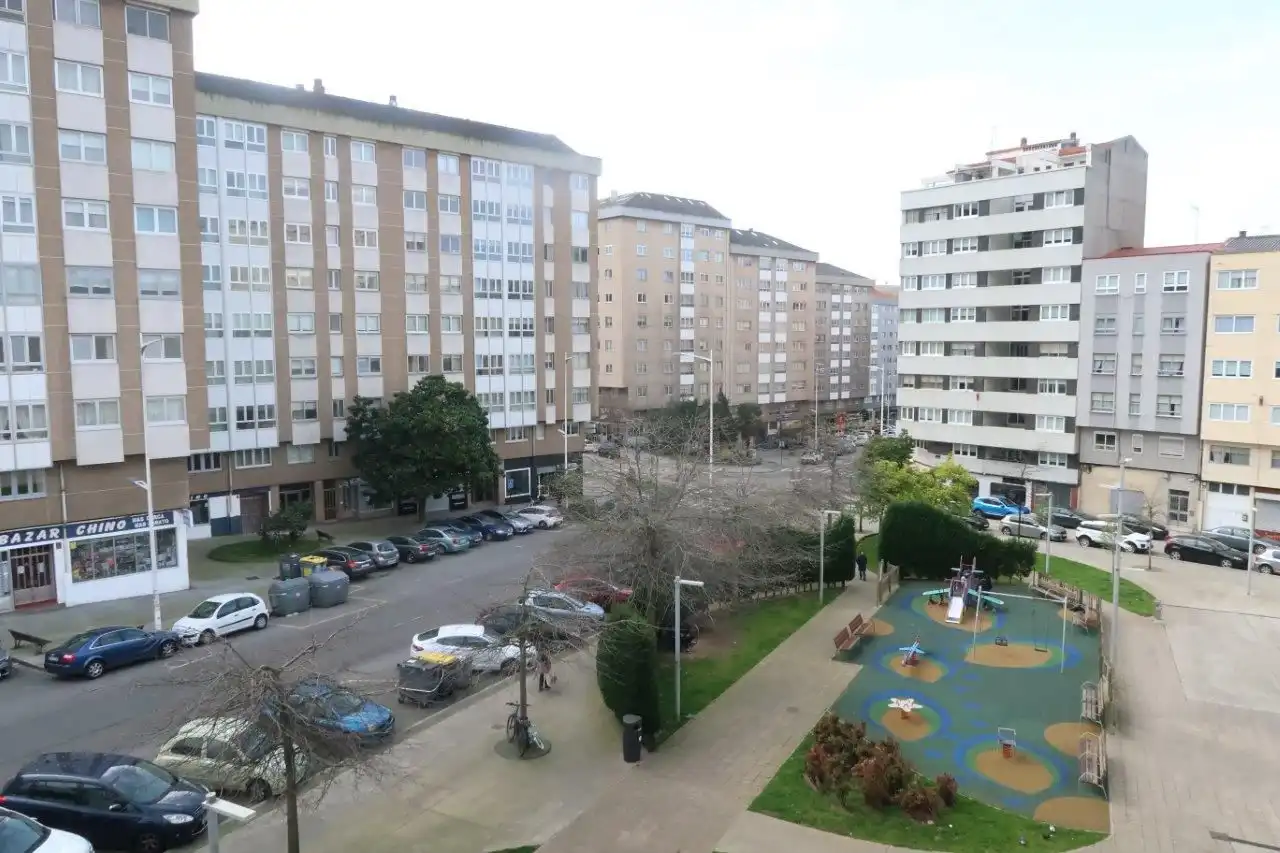 Exterior view of Flat for sale in A Coruña Capital   with Heating and Parquet flooring