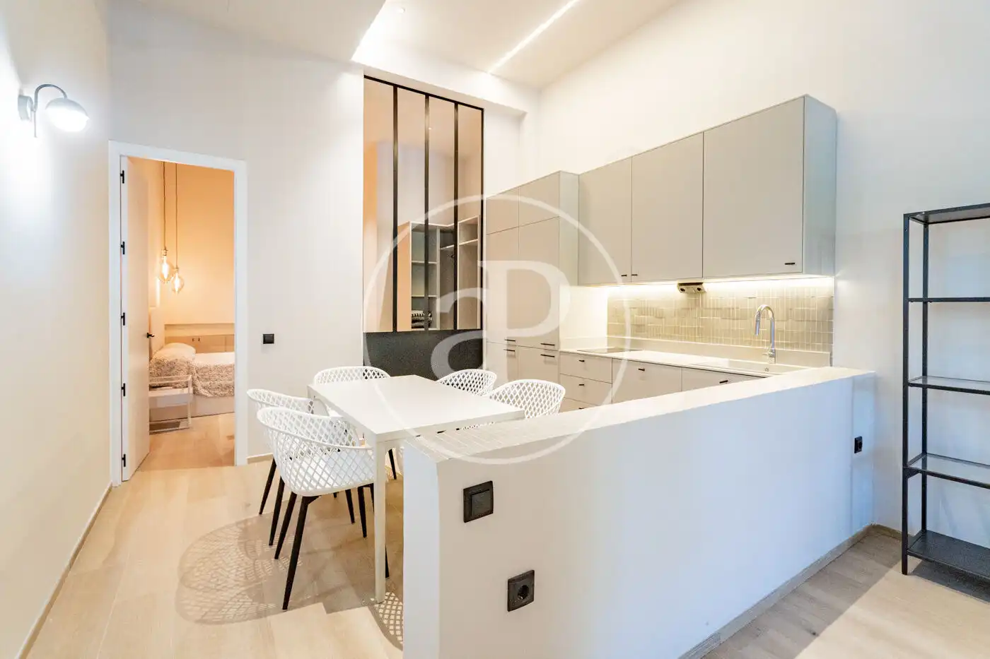 Küche von Wohnung zur Miete in Madrid mit Klimaanlage, Heizung und Möbliert