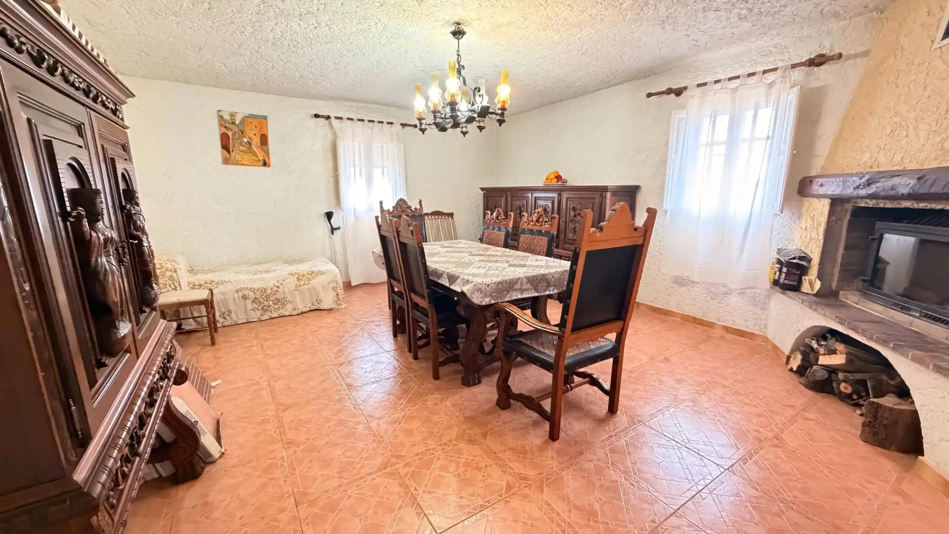 Dining room of Houses for sale in Elche / Elx  with Heating, Private garden and Storage room