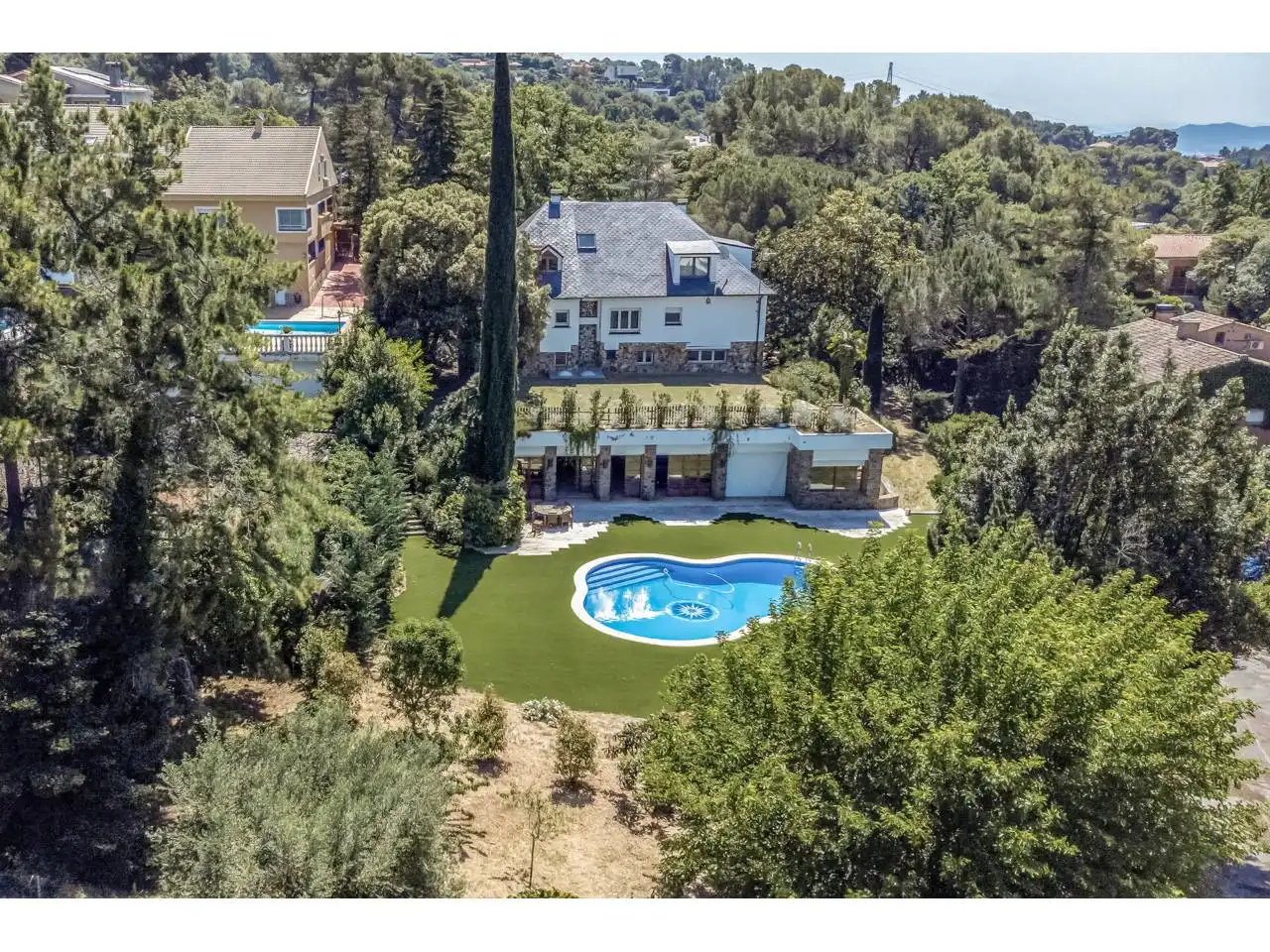 Jardín de Casa o chalet en venta en Matadepera con Calefacción, Jardín privado y Terraza