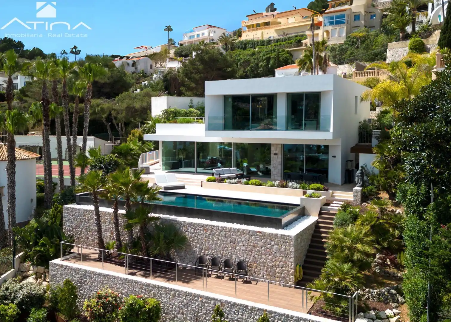 Exterior view of Houses for sale in Jávea / Xàbia  with Air Conditioner, Private garden and Terrace