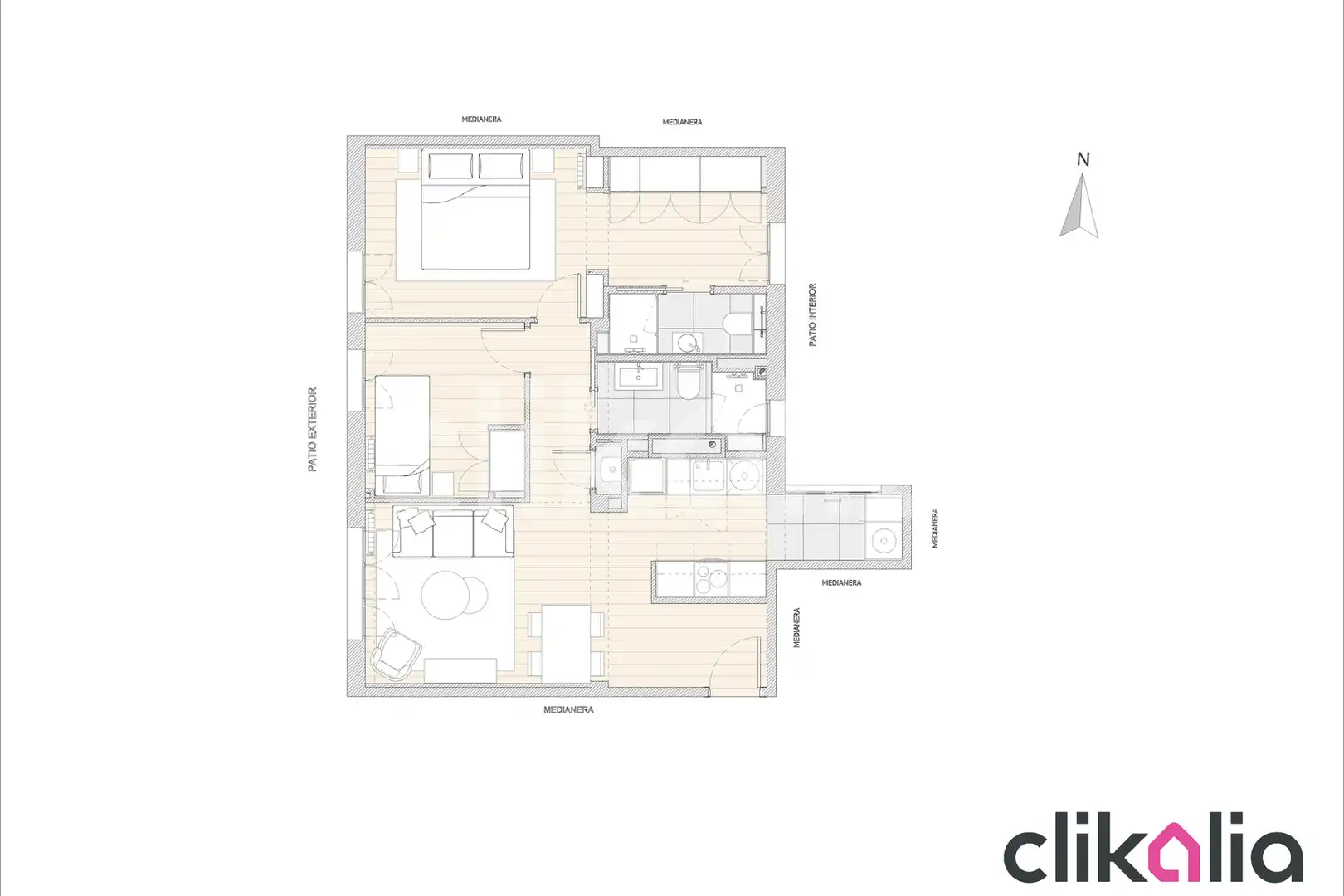 Wohnung zum Verkauf in Barrio de Salamanca