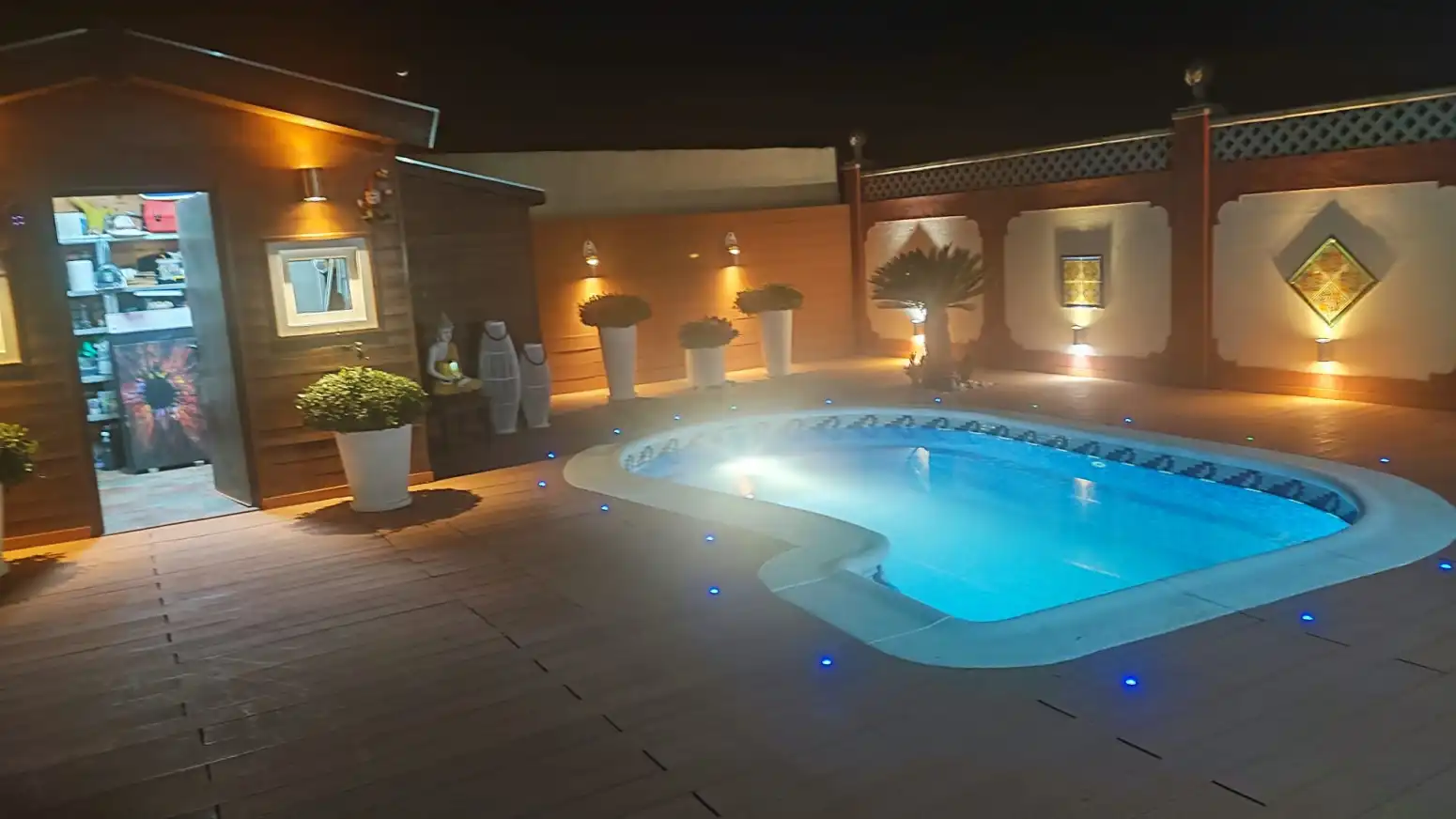 Piscina de Casa adosada en venda en Llucmajor amb Aire condicionat, Calefacció i Terrassa