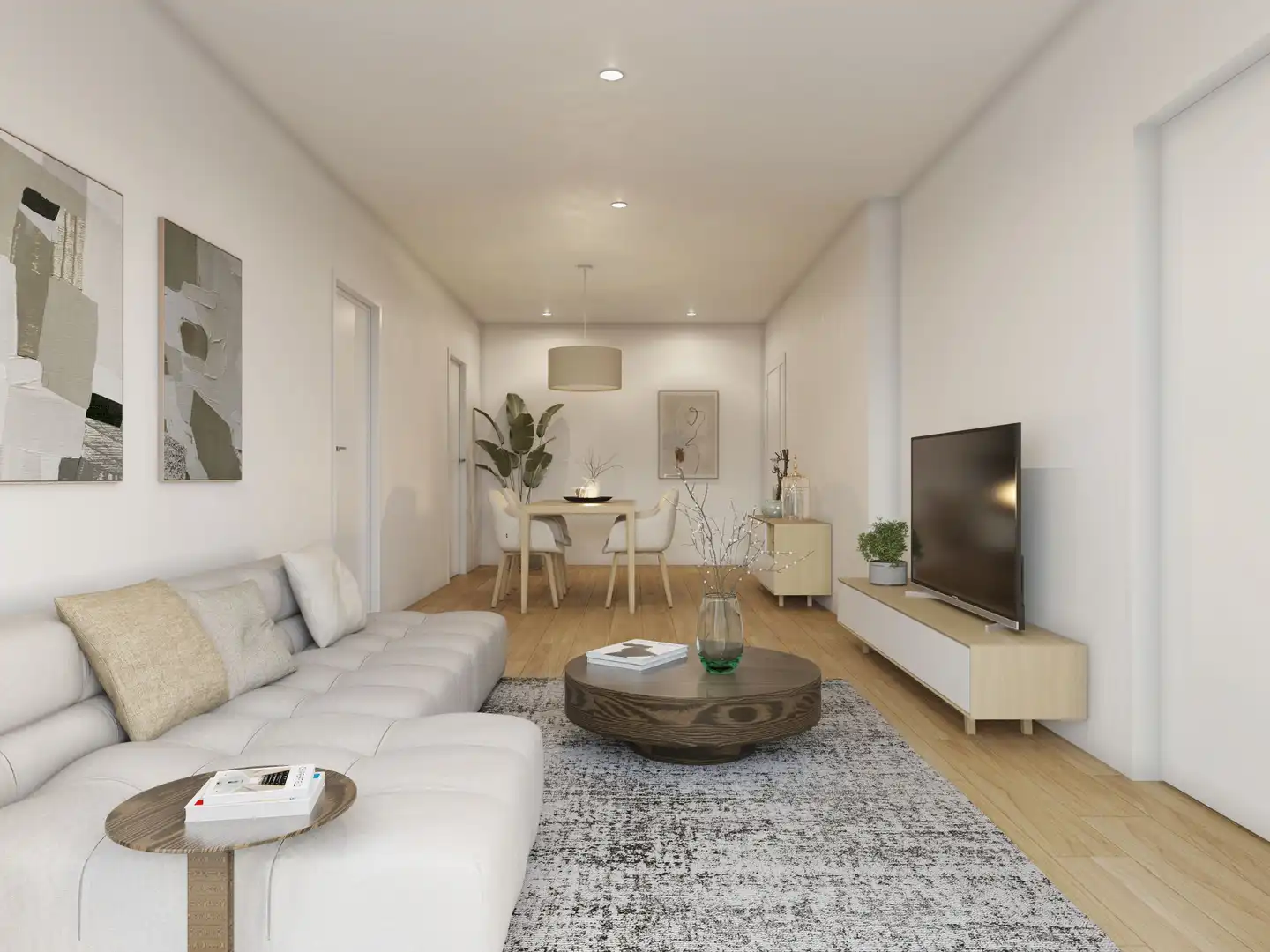 Living room of Flat for sale in Les Borges Blanques  with Air Conditioner, Terrace and Balcony