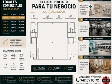 Local comercial en venda a Colindres - CALLE MENENDEZ PELAYO - LOS GRANADOS VII 22C